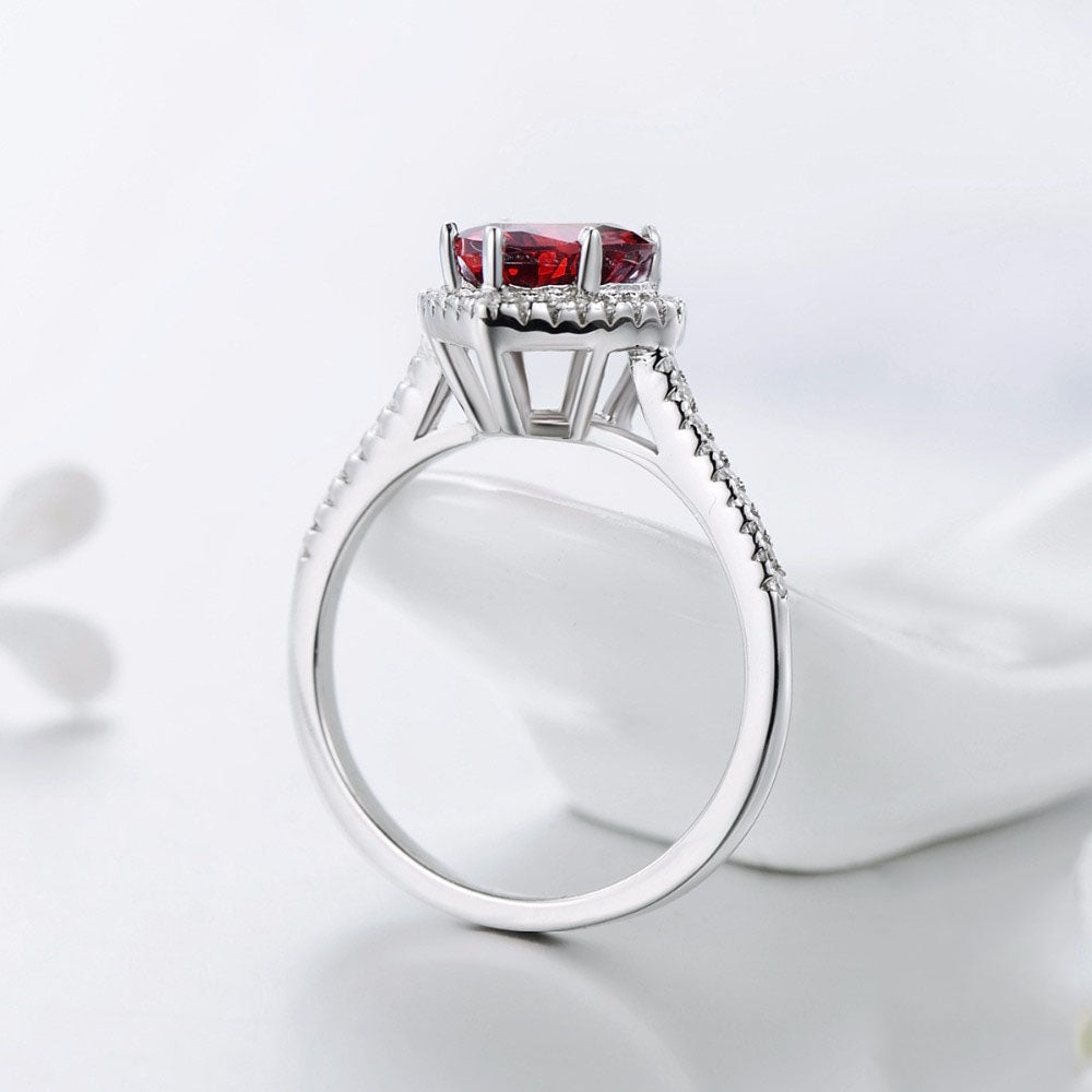 The Red Heart Ring - RawaJewels