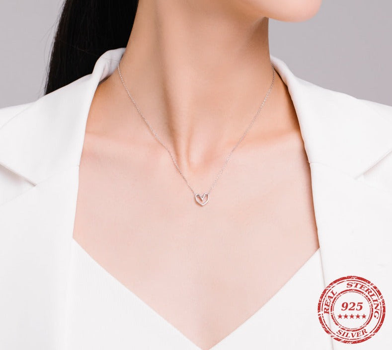 The Solid Heart Necklace - RawaJewels