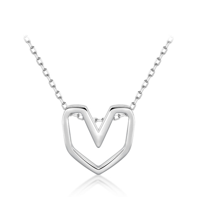 The Solid Heart Necklace - RawaJewels