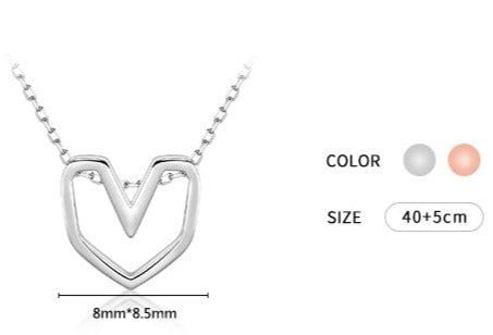 The Solid Heart Necklace - RawaJewels