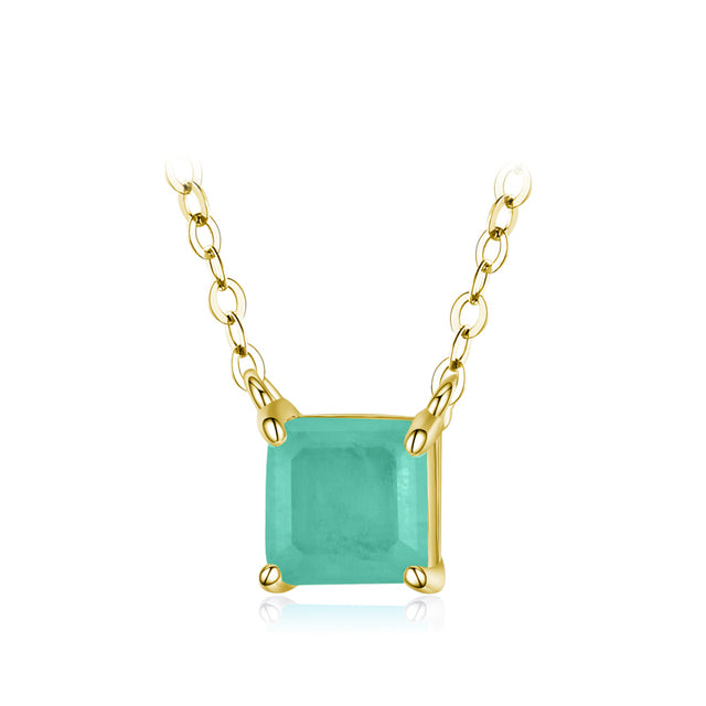 Green Tourmaline Necklace - RawaJewels