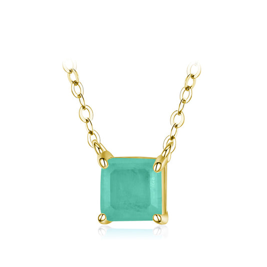 Green Tourmaline Necklace - RawaJewels