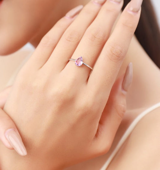 Droplet Candy Tourmaline Ring - RawaJewels