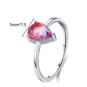 Droplet Candy Tourmaline Ring - RawaJewels