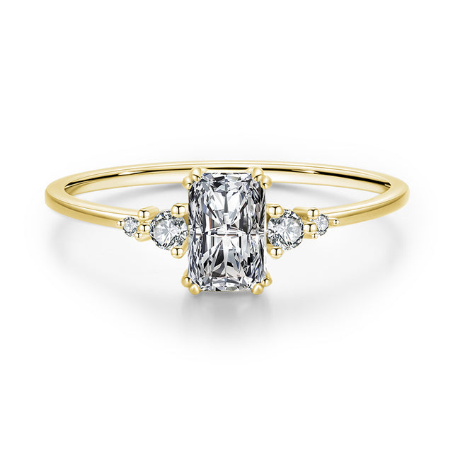 Rectangle Dazzling Ring - RawaJewels