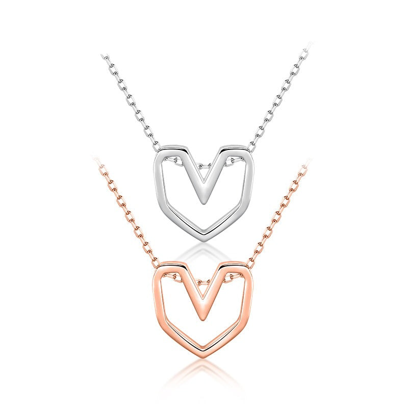 The Solid Heart Necklace - RawaJewels