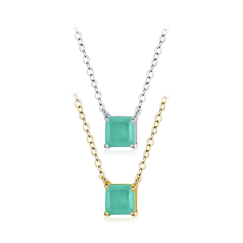 Green Tourmaline Necklace - RawaJewels