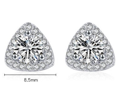 Shiny Triangle Earrings - RawaJewels