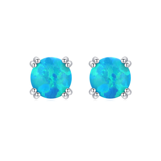 Blue Moon Stud Earrings - RawaJewels