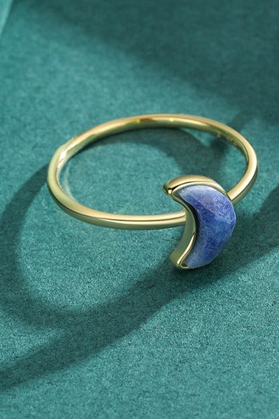 Blue Moon Gold Ring - RawaJewels