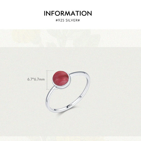 Rhodochrosite Ring - RawaJewels