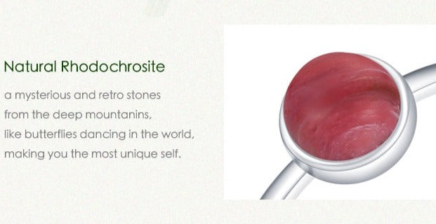 Rhodochrosite Ring - RawaJewels