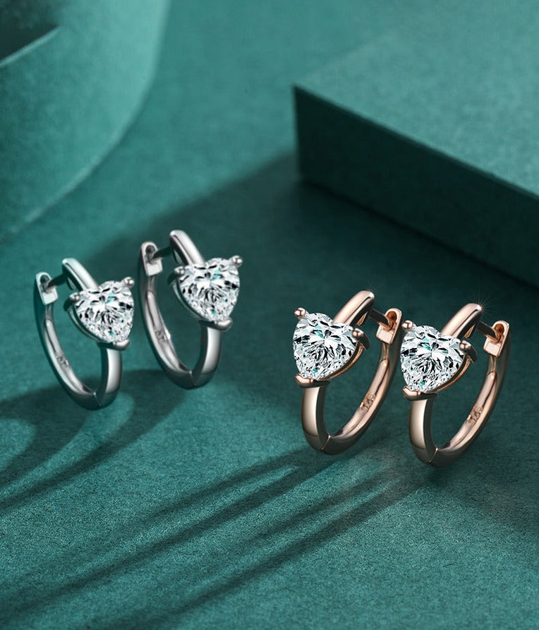 Romantic Heart Earrings - RawaJewels
