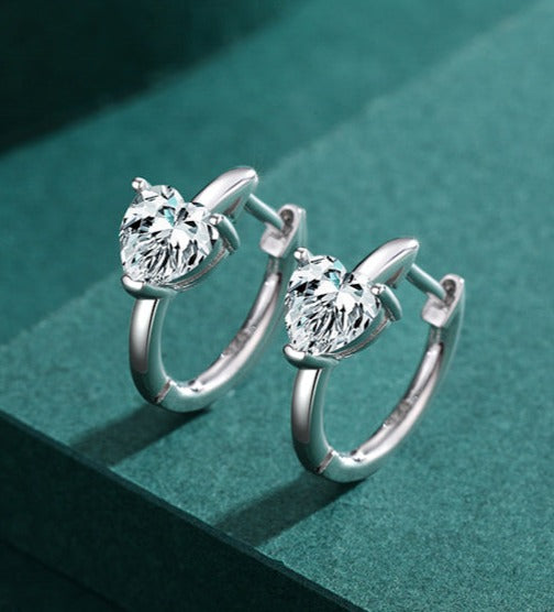 Romantic Heart Earrings - RawaJewels