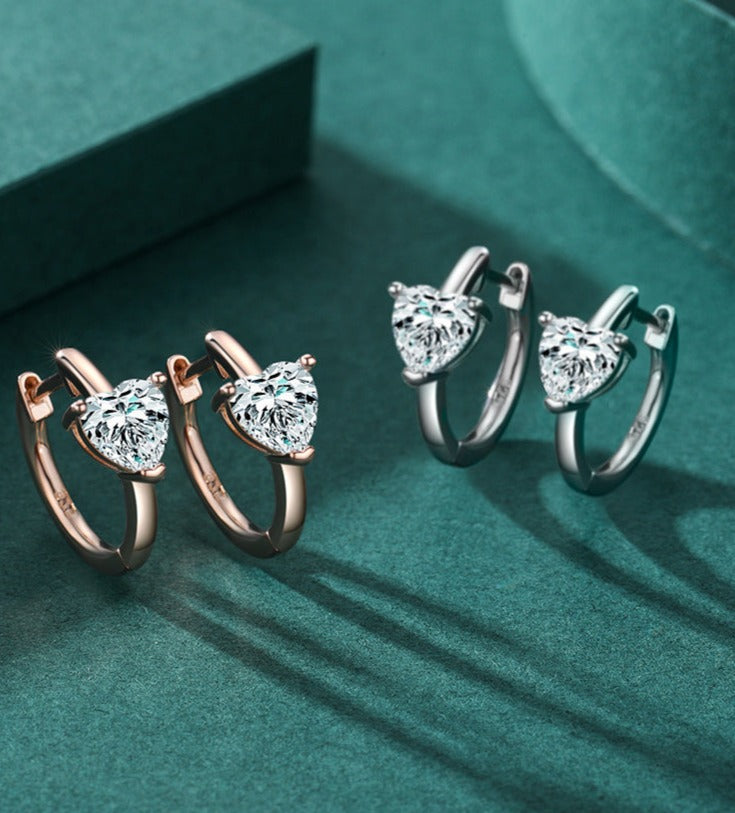 Romantic Heart Earrings - RawaJewels