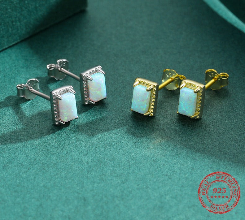 River Stone Earrings - RawaJewels