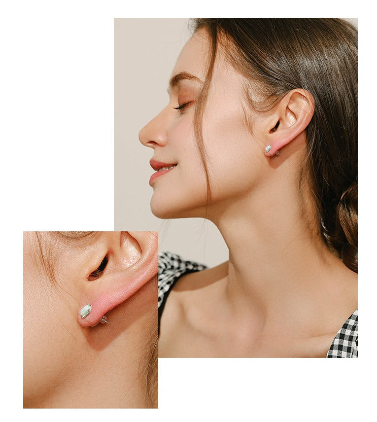 River Stone Earrings - RawaJewels