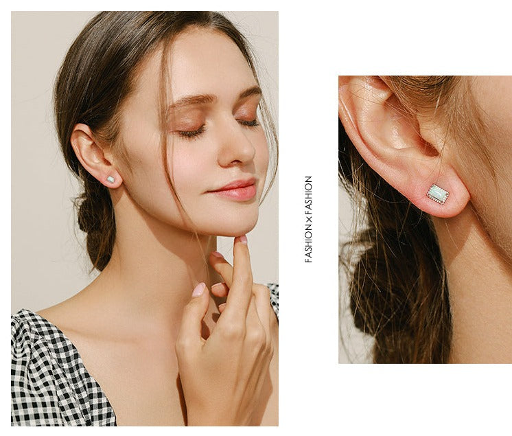 River Stone Earrings - RawaJewels