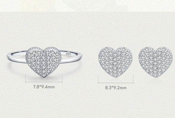 Romantic Heart Jewelry Set - RawaJewels