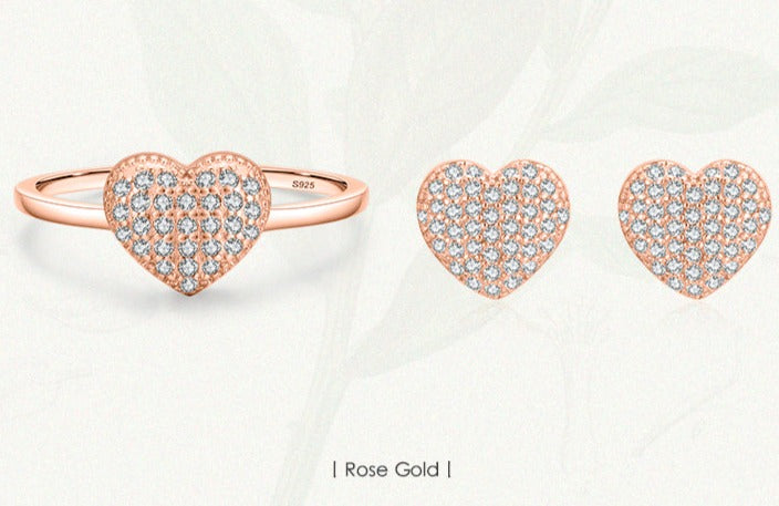 Romantic Heart Jewelry Set - RawaJewels