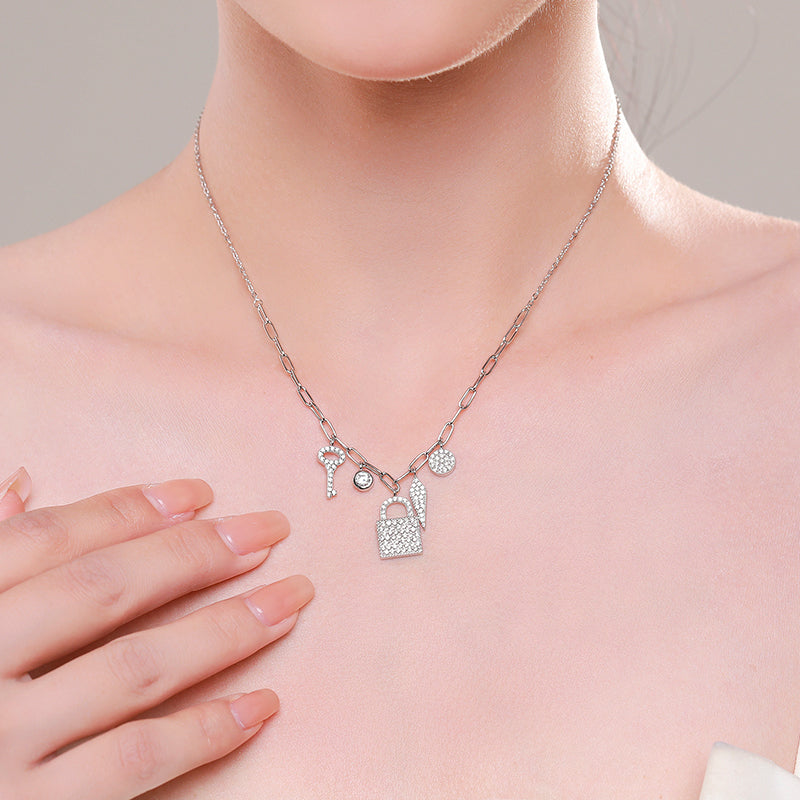 Lock&Key Necklace - RawaJewels