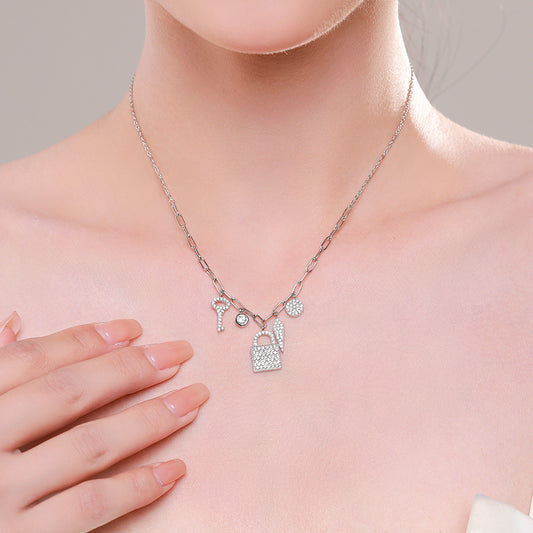 Lock&Key Necklace - RawaJewels