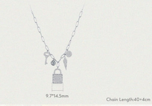 Lock&Key Necklace - RawaJewels