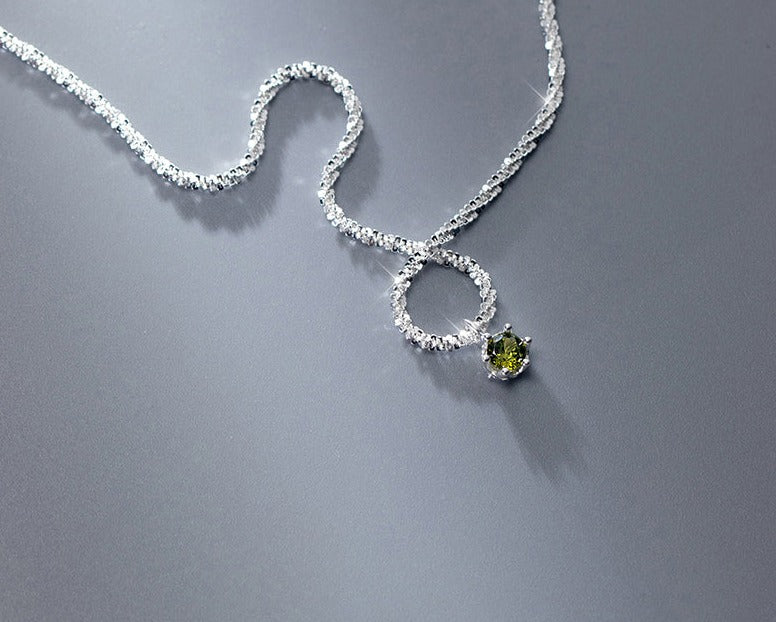 Olive Green Necklace - RawaJewels