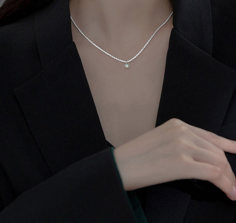 Olive Green Necklace - RawaJewels