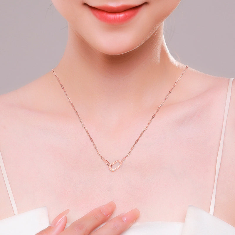 Lock Chain Necklace - RawaJewels