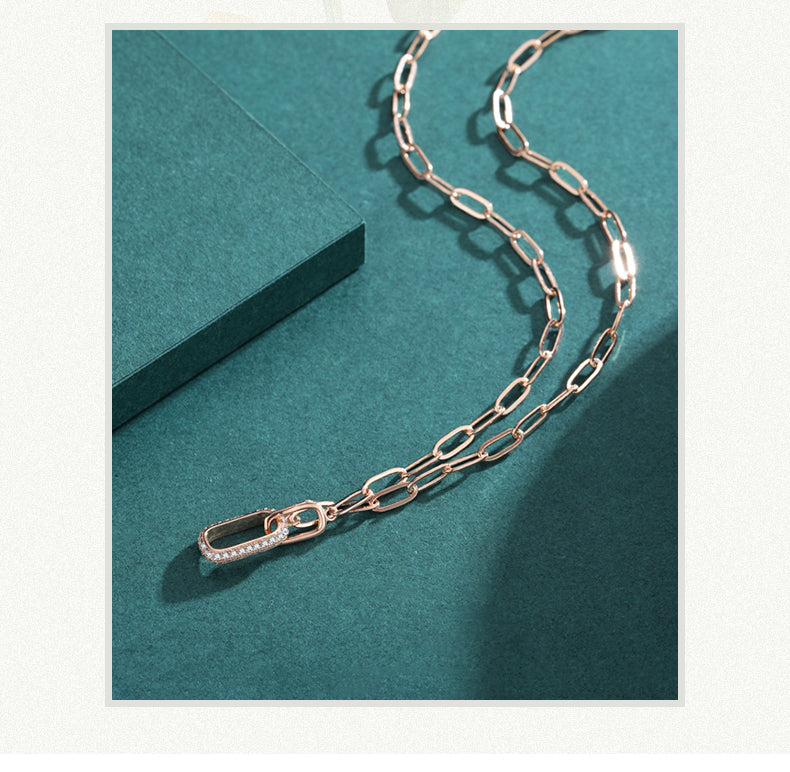 Lock Chain Necklace - RawaJewels