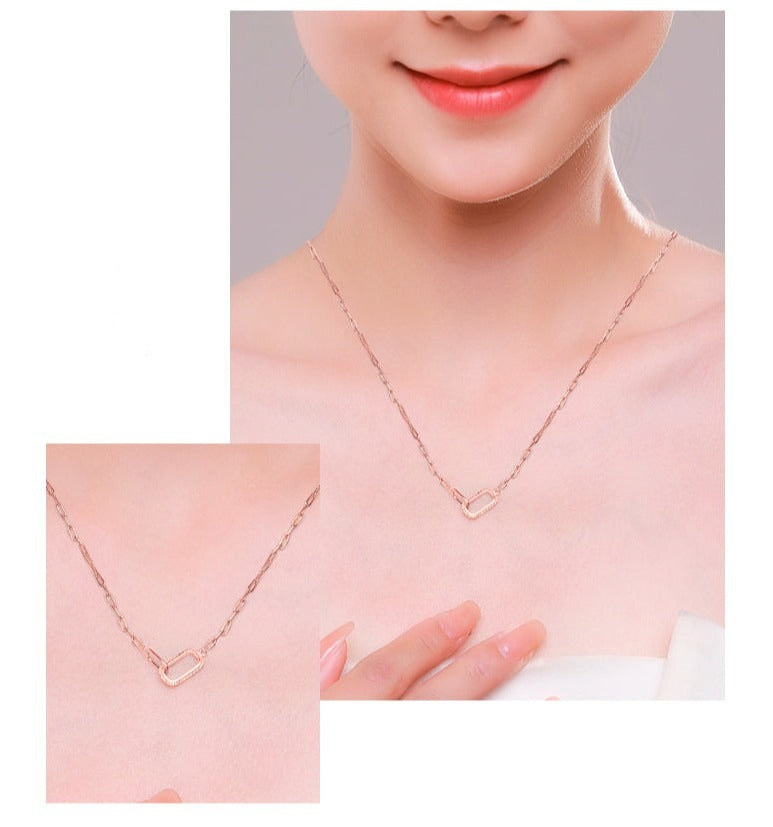 Lock Chain Necklace - RawaJewels