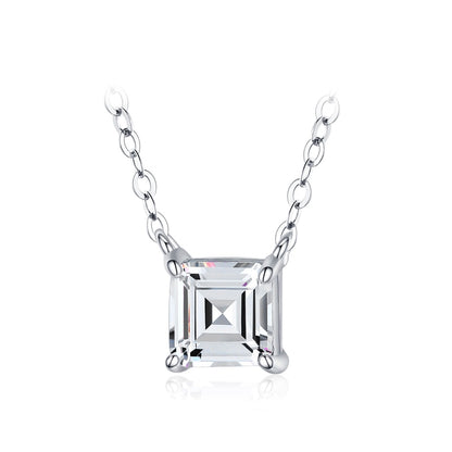 Emerald cut Classic Necklace