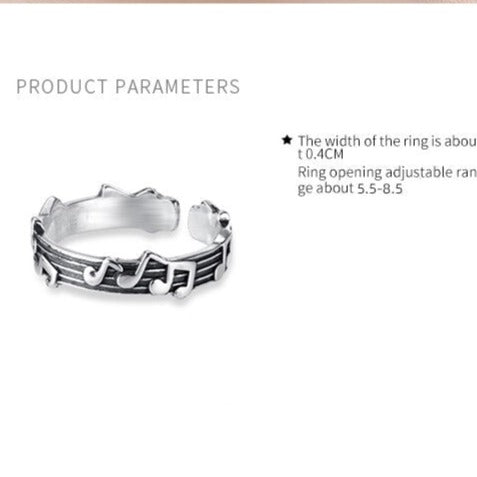 Musical Symbols Ring