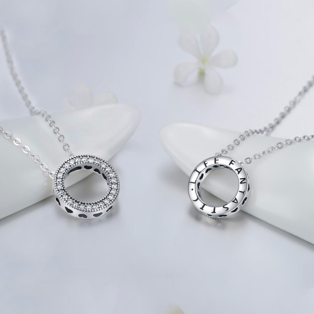 Round Hearts Necklace