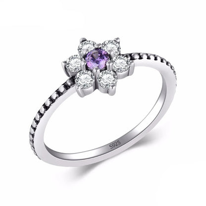 Purple flowers Ring