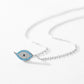 Natural Stones Blue Turquoise Eye Necklace