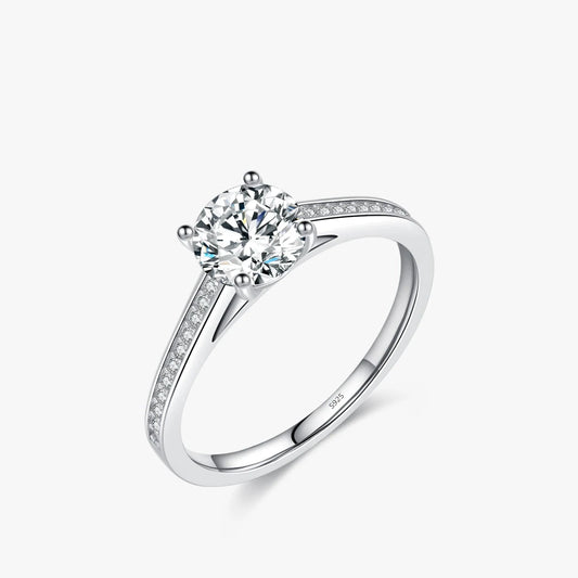 Trinket Lab Diamond 1CT Moissanite Ring