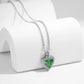 Triangle Green Necklace
