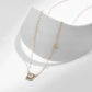 Shiny Double Square Necklace