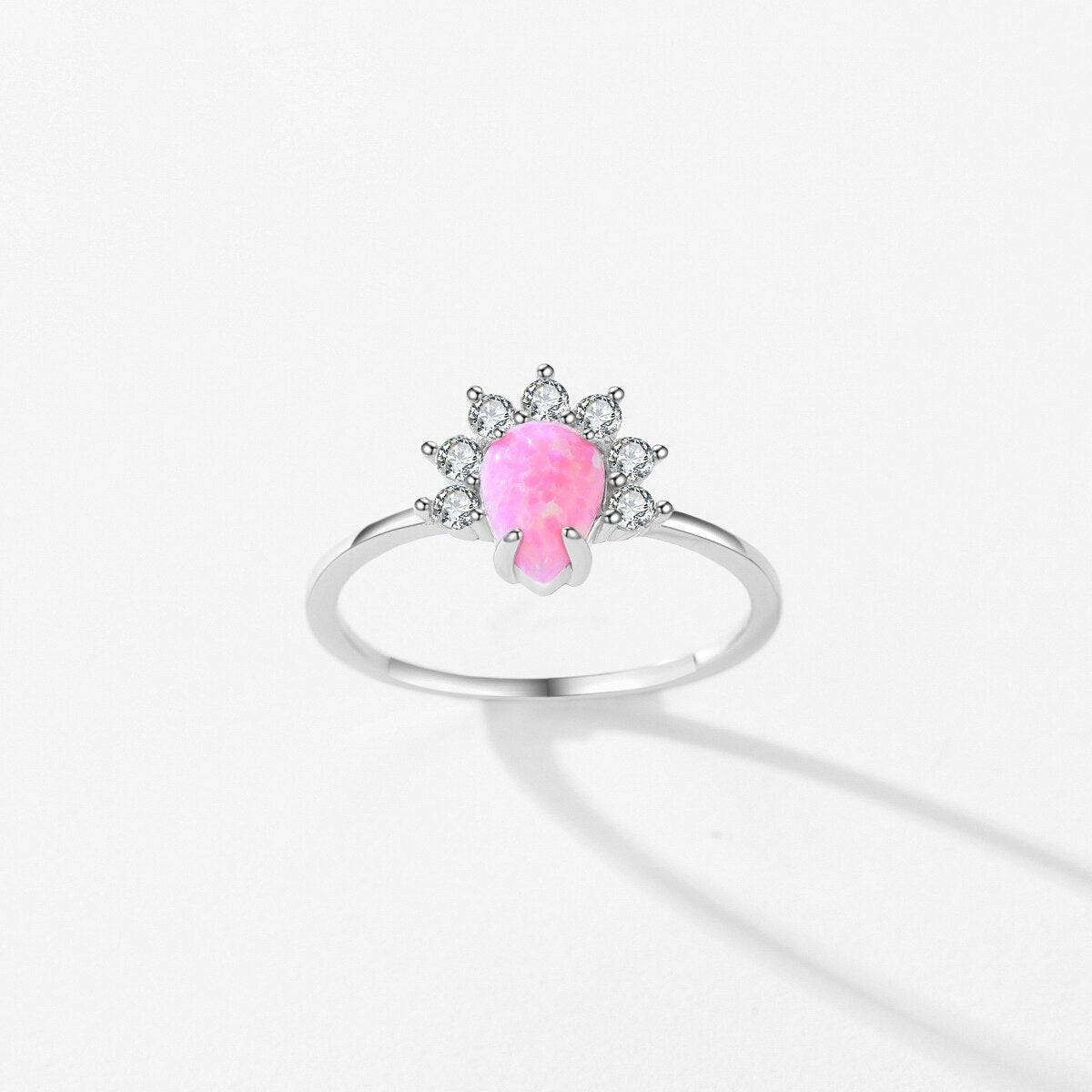 Pinky Opal Ring