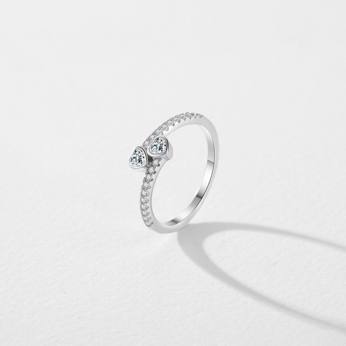 Heart to Heart Ring (Comes with a Card Love letter)