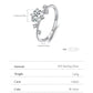 1CT Moissanite  Delicate Flower Six Claws Ring