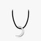 Simple Moon Long Chain Necklace