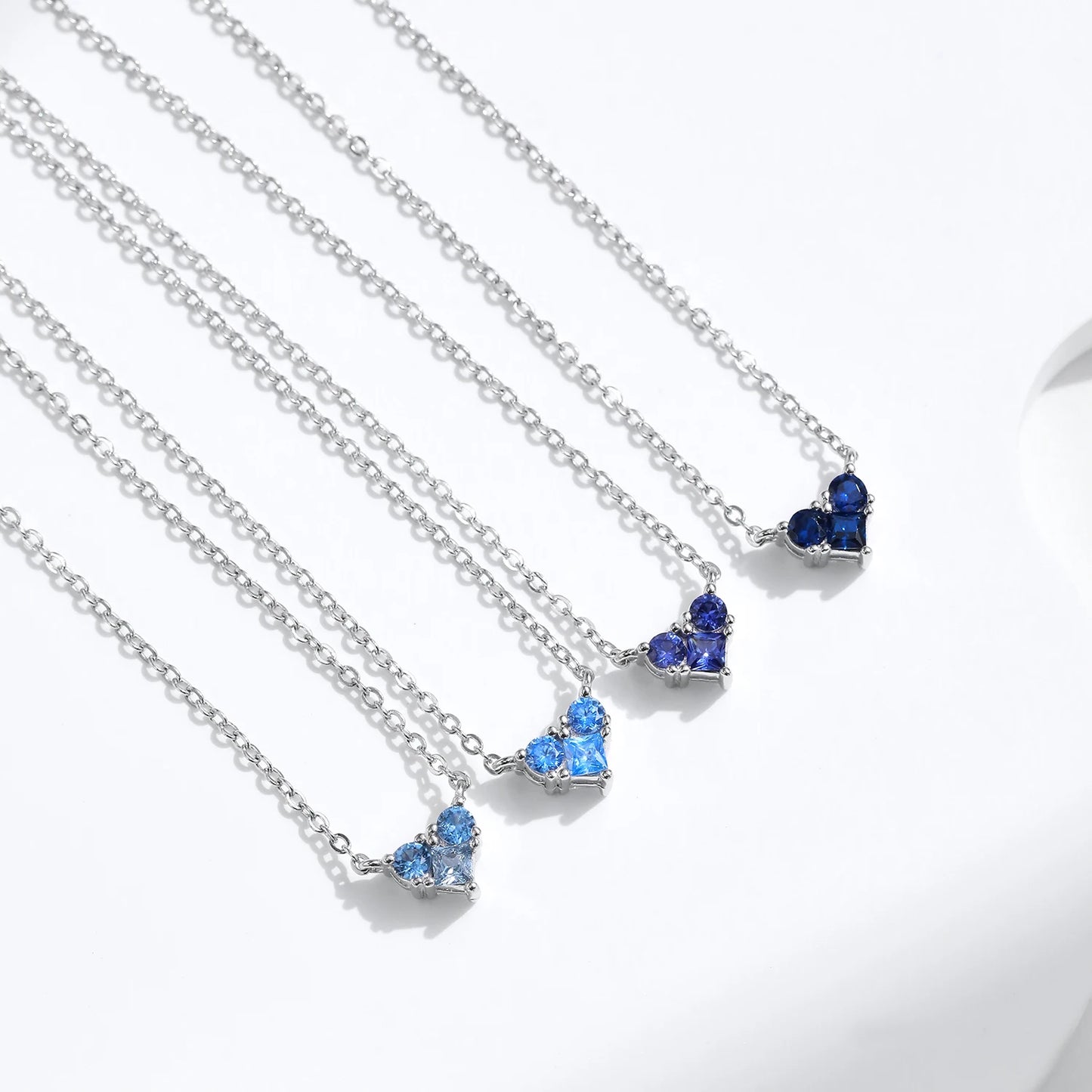 Hearts Birthstone Necklace