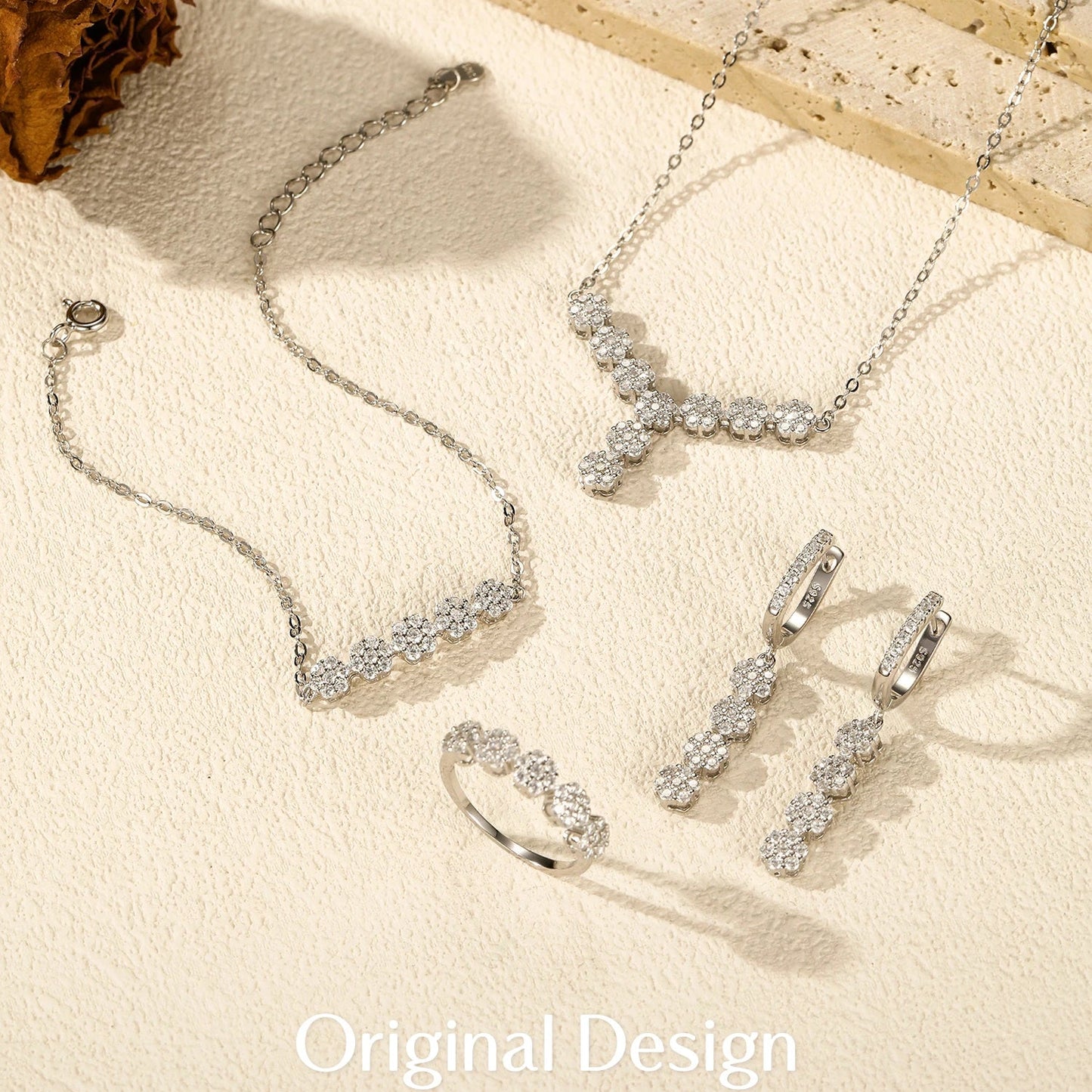 Line of Flowers Jewelry Sets