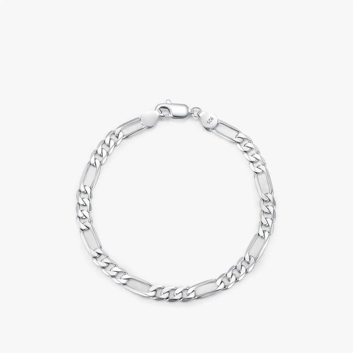 Silver Classic Figaro Bracelet