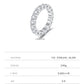 Moissanite Dazzling Round Eternity Band Ring