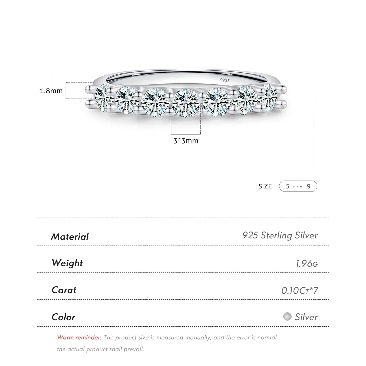 Noble Moissanite Ring