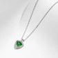 Triangle Green Necklace
